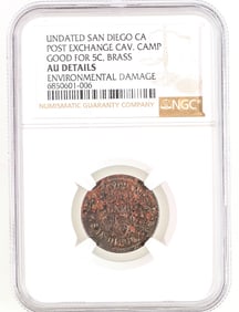 Post Exchange Cavalry Camp Token, San Diego [202953]
