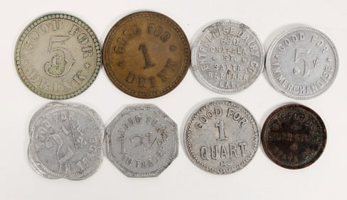 Santa Barbara Tokens (8)  [204445]