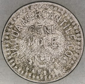 Jaqua Mercantile Co. Token [203870]
