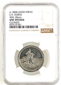 E. H. Durfee Indian Trader Token [203510]