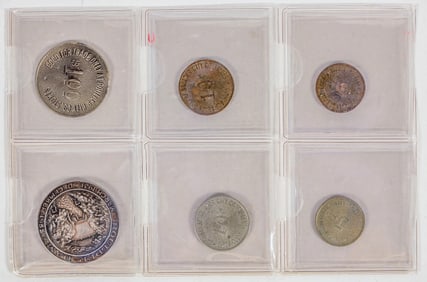 Six Companies Silver Medal & Boulder City Co. Tokens [204373]