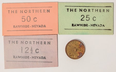 Northern Tokens (4) Rawhide, Nevada [204382]