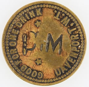 CM, Davenport, Washington Territory Token [205351]