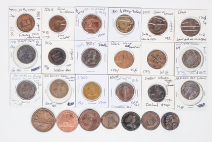 British Conder Tokens, 24pcs [191973]