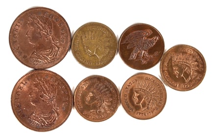 Coin Dealer Tokens (7) [204213]