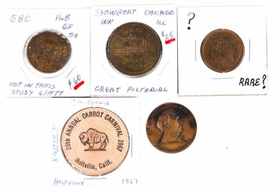 Pictorial Token Group (5) [204117]