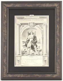 Tennessee Centennial Exposition Framed Award, 1897 [197407]