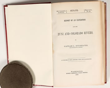 Report of an Expedition Down the Zuni and Colorado Rivers. Captain L. Sitgreaves, 1853 [200915]