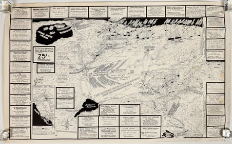 Caricature Map of Bridgeport California [203998]
