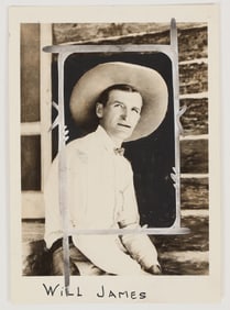 Will James Original 1926 Cropped Press Photo [205038]