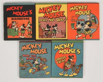 Mickey Mouse Storybook Set (5) c1934 [204501]