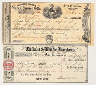 Two Different Early San Francisco Exchanges, 1856 and 1862 [205245]