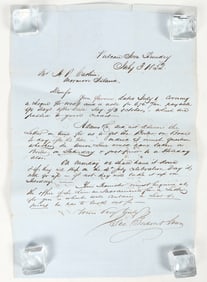 California Gold Rush Delivery to Mormon Island Adams & Co. Express, 1852  [205145]