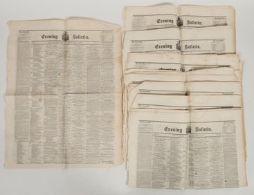 California Gold Rush Newspapers Feb. 1856 [204955]