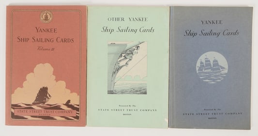 Ship Sailing Cards; Yankee Publications (3) Rare! [202836]