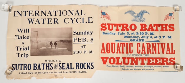 Sutro Baths Advertising Broadsides (2) [204108]