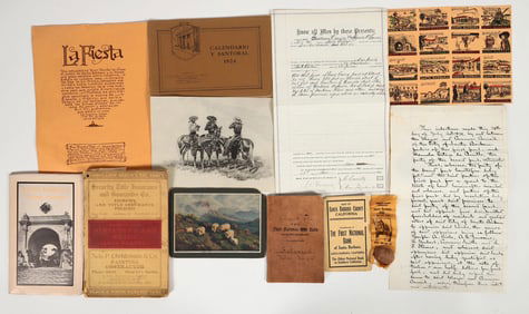 Rare Santa Barbara Ephemera Group [203527]