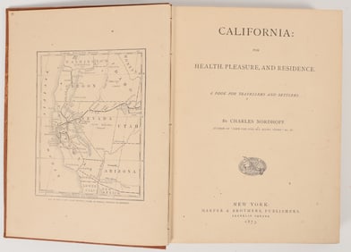 California. A Book For Travellers and Settlers. 1873 Rare [202838]