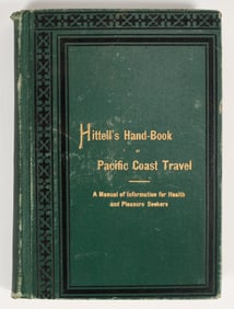 Hittell's Hand-Book of Pacific Coast Travel 1887 Bancroft  RARE! [203950]