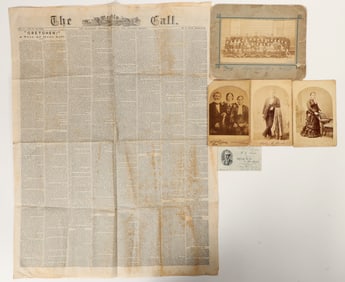 c1880 California Ephemera - Group  [202820]
