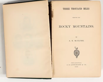 '3000 Miles Through The Rocky Mountains', 1869 [201302]