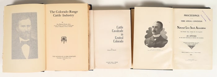 Books on Colorado Cattle, 1900-1966 (3) [201064]