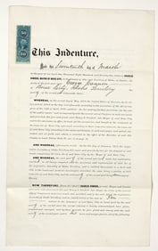 1871 Boise City, Idaho Territory Mayor's Deed [204754]