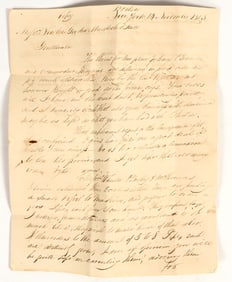 Letter Regarding Delivery of Wine to Commodore Perry [201404]