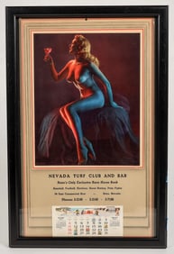 Reno Nevada Turf Club And Bar Calendar, 1953 [200171]