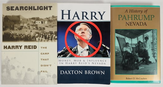 Nevada/Harry Reid Books (3) Signed by Reid! [202113]