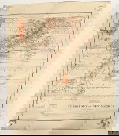 1879 Map Of Territory Of New Mexico [203784]
