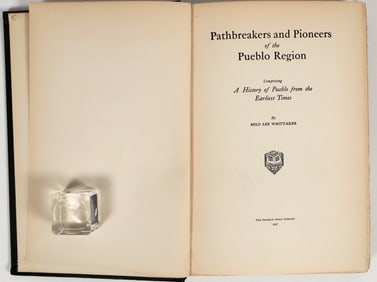 Book on the History of the Pueblo Region, 1917 [201301]
