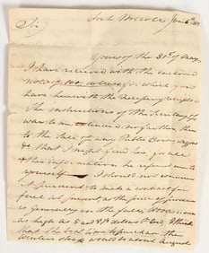 Letter of 1802 Regarding Fort Wolcott [201407]