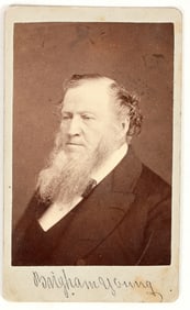1870s CDV of Mormon Leader Brigham Young [195483]