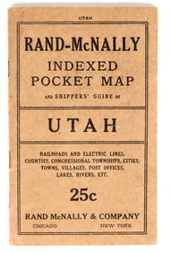 Pocket Map of Utah, 1915 [201318]