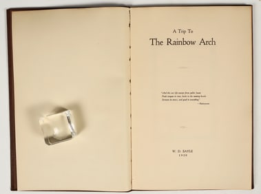 'A Trip to the Rainbow Arch', 1920 Signed 1st. Ed. [201056]