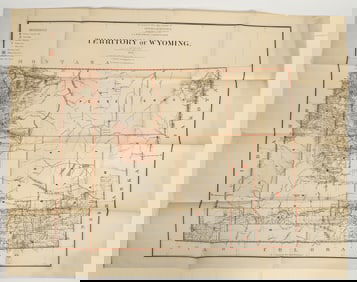 Map of the Territory of Wyoming, Dept. of the Interior, 1879 [205203]