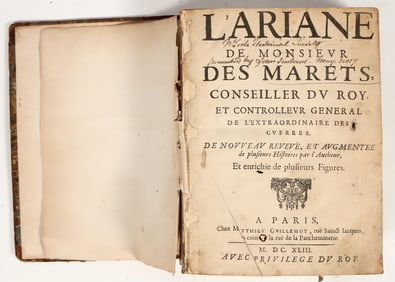 1643 French Book, RARE [202626]