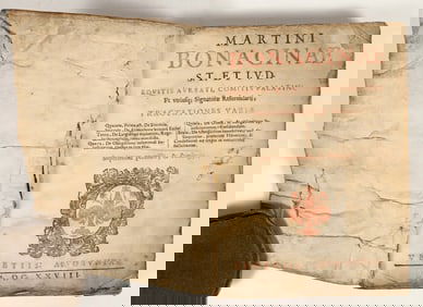 Martini Bonacinae S. T. et I. V. D. . Tractationes variae. [203910]