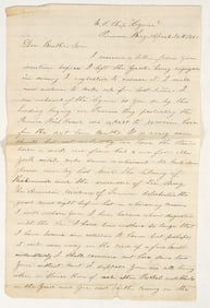Personal Letter Individual Protecting the Panama Railroad [200730]