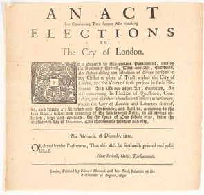 Parliament Act Limiting Election Activities [201230]