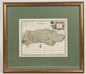 New Map of Sussex By Thomas Kitchin c.1763 [205152]