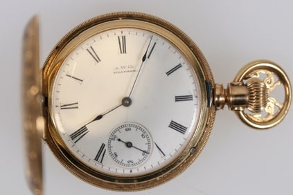 Waltham 18k Gold Pocket Watch [205063]