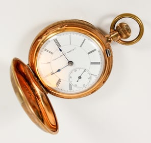 Wellingford Watch Co. Brass and Gold Plate Pocket Watch - Very Rare [205451]