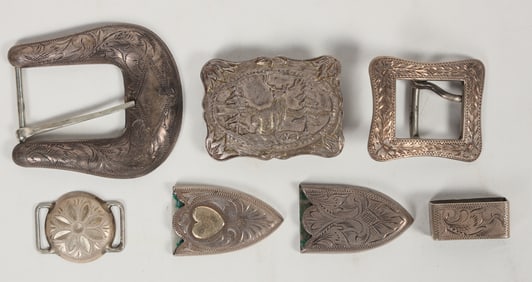 Western Silver Belt Accessories [205052]