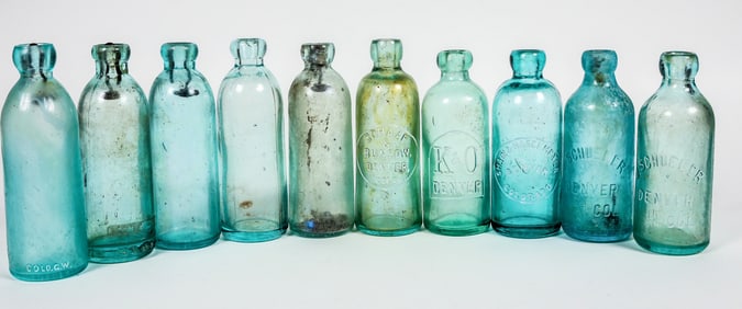 Early Denver Soda Bottle Collection [204737]