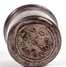 Silver Snuff  Round Box [202987]