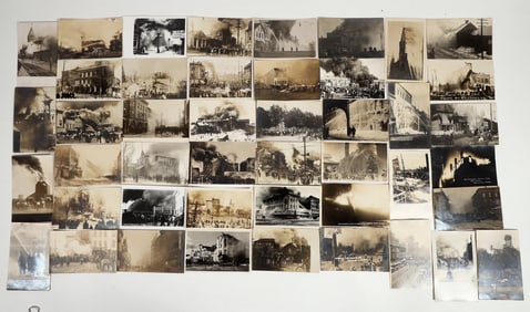Early American Major Fire Postcards (45) [200758]