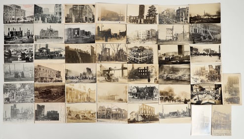 Early American Major Fire Postcards (44) [200765]