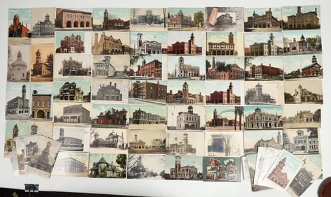 Early Fire Station Postcards from Miscellaneous States (66) [200757]